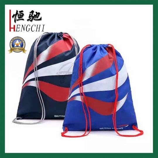 HC-3004 polyester drawstring backpack bag