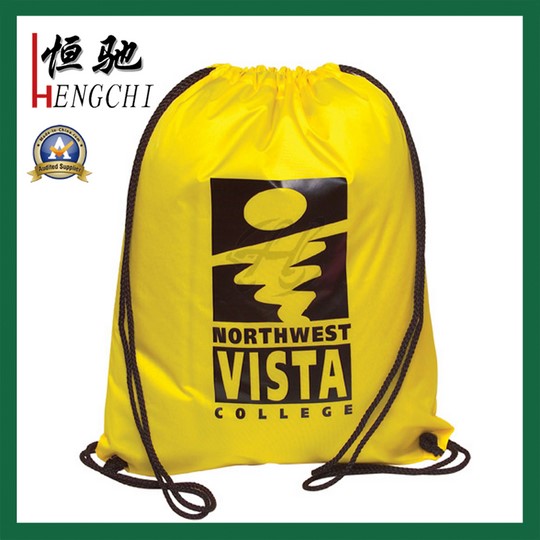 HC-3007 polyester drawstring backpack bag