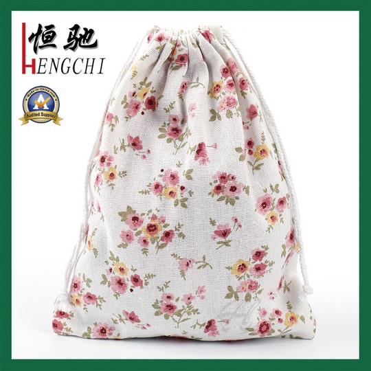 HC-3024 cotton Canvas drawstring backpack bag